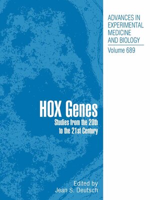 cover image of Hox Genes
